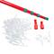 Set of 25 Ladderless Red and Green Light Hanging Kit 11ft